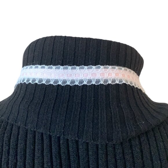 2x18$ 🎁💎 CREATION - OPERA long necklace - Lace & pearl - Pink & White - Picture 4 of 8